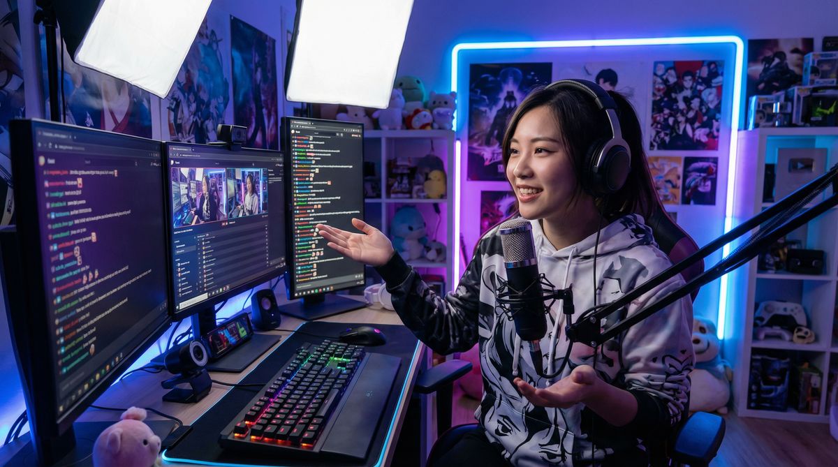 反差美女互动玩梗视频